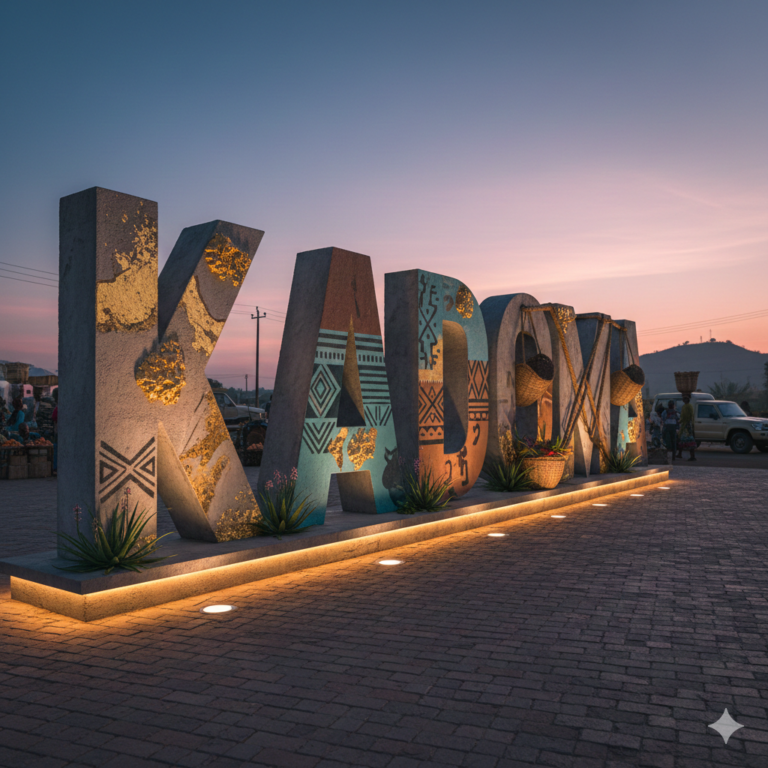 giant letter branding ideas