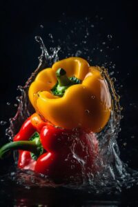 Red and Yellow Peppers